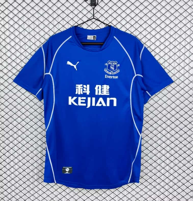 Thailand Quality(AAA) 2002/03 Everton Home Retro Soccer Jersey
