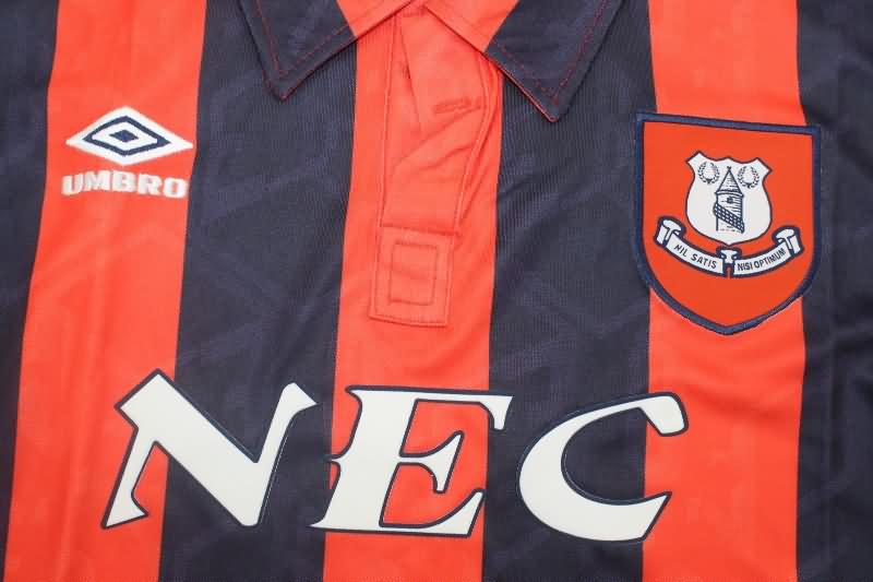 Thailand Quality(AAA) 1992/94 Everton Away Retro Soccer Jersey