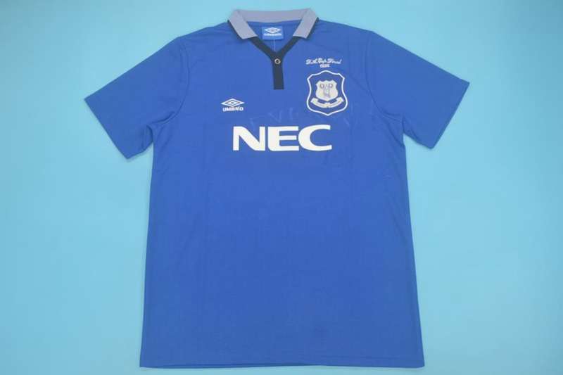 Thailand Quality(AAA) 1995 Everton FA Finals Retro Soccer Jersey