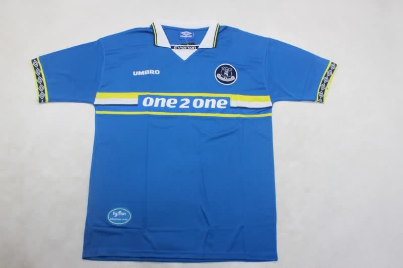 Thailand Quality(AAA) 1997/99 Everton Home Retro Soccer Jersey