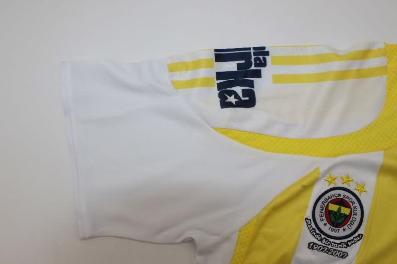 Thailand Quality(AAA) 2007/08 Fenerbahce Away Retro Soccer Jersey