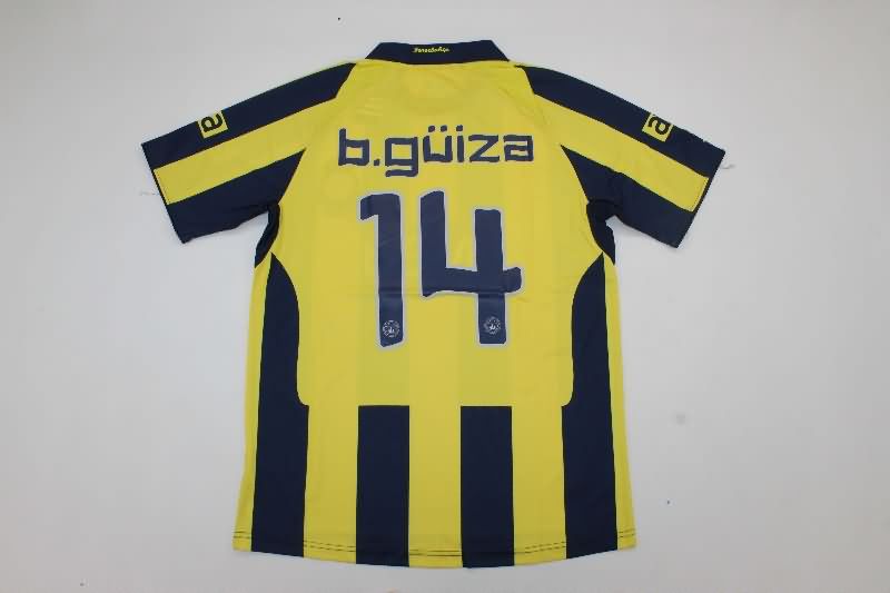 Thailand Quality(AAA) 2008/09 Fenerbahce Home Retro Soccer Jersey