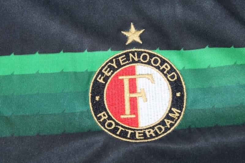 Thailand Quality(AAA) 2017/18 Feyenoord Away Retro Leaflet Soccer Jersey