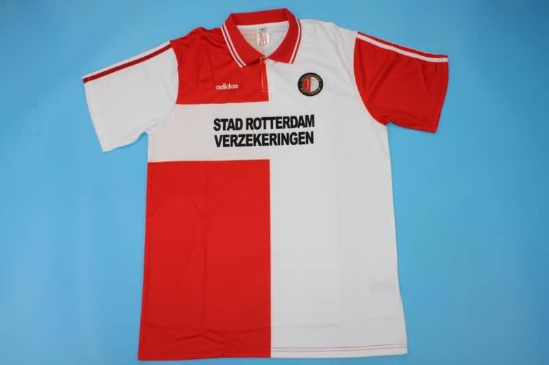 Thailand Quality(AAA) 1994/96 Feyenoord Home Retro Soccer Jersey