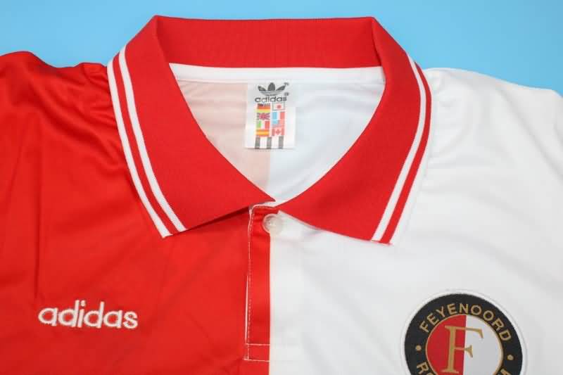 Thailand Quality(AAA) 1994/96 Feyenoord Home Retro Soccer Jersey