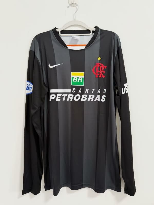 Thailand Quality(AAA) 2006/07 Flamengo Goalkeeper Black Long Sleeve Retro Soccer Jersey
