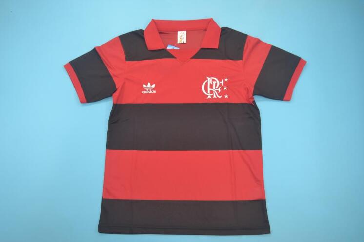 Thailand Quality(AAA) 1982 Flamengo Home Retro Soccer Jersey