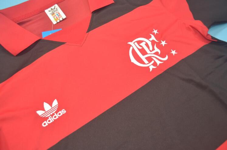 Thailand Quality(AAA) 1982 Flamengo Home Retro Soccer Jersey
