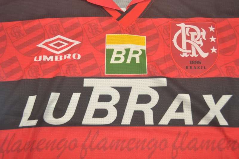 Thailand Quality(AAA) 1995 Flamengo Home Retro Soccer Jersey