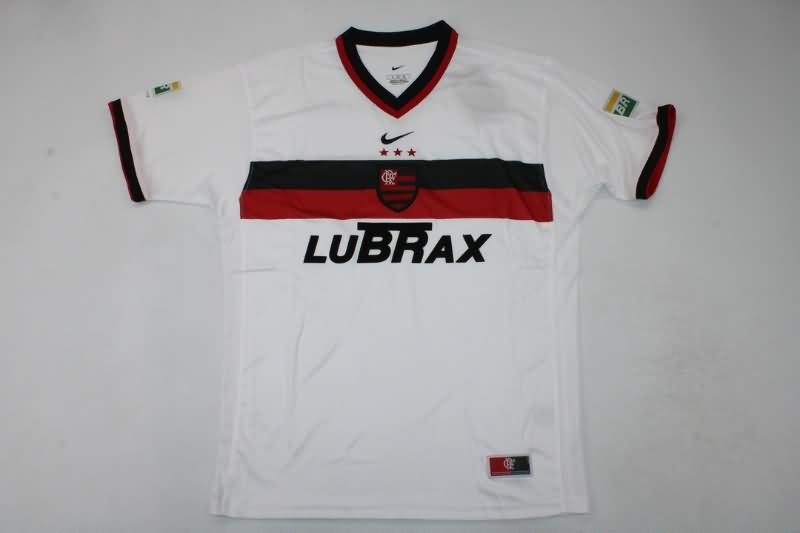 Thailand Quality(AAA) 2001 Flamengo Away Retro Soccer Jersey