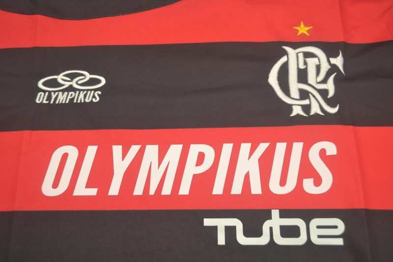 Thailand Quality(AAA) 2009 Flamengo Home Retro Soccer Jersey