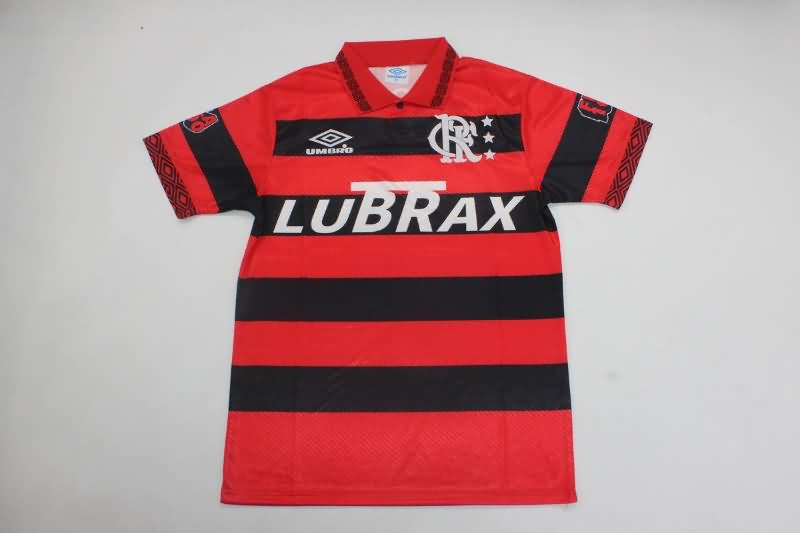 Thailand Quality(AAA) 1992/93 Flamengo Retro Home Soccer Jersey