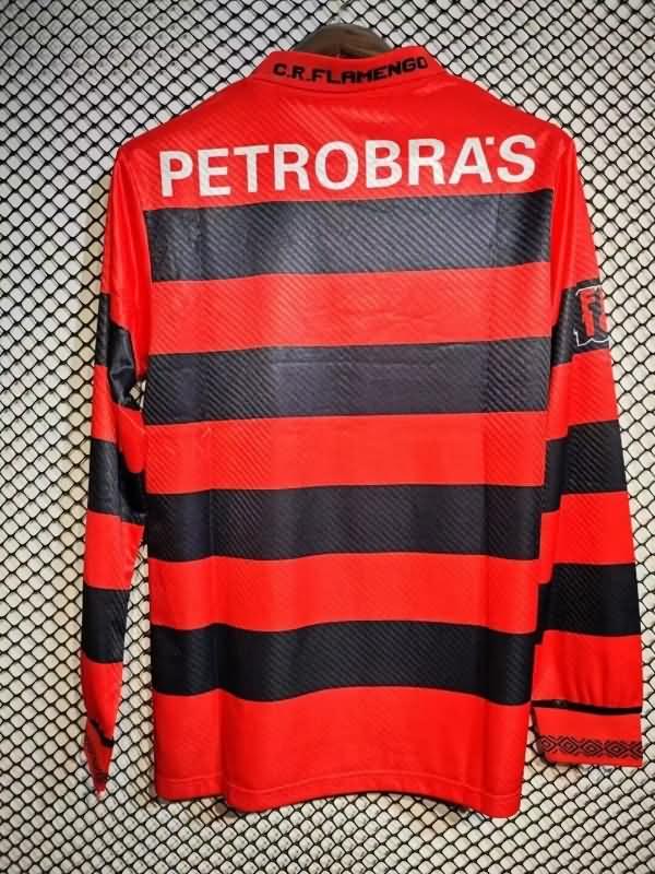 Thailand Quality(AAA) 1992/93 Flamengo Home Retro Long Sleeve Soccer Jersey