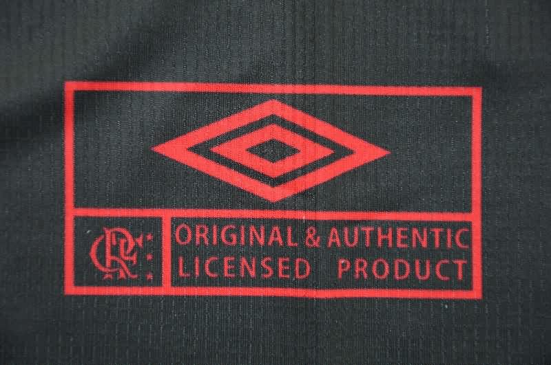 Thailand Quality(AAA) 1995/96 Flamengo Black Retro Soccer Jersey