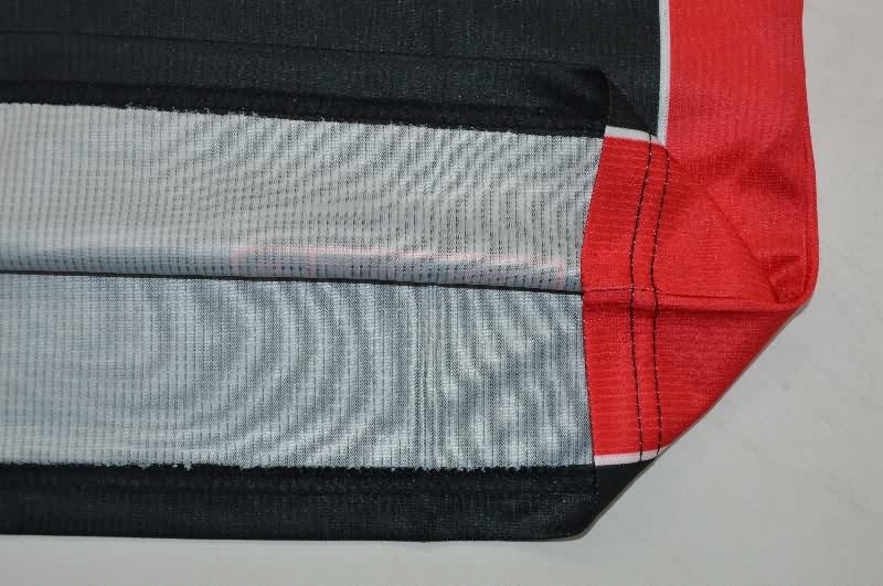 Thailand Quality(AAA) 1995/96 Flamengo Black Retro Soccer Jersey