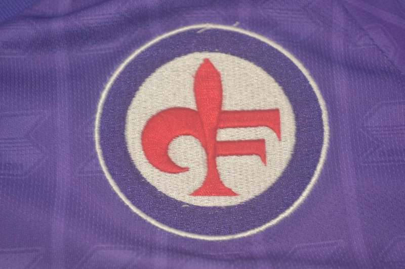 Thailand Quality(AAA) 1989/90 Fiorentina Home Retro Soccer Jersey