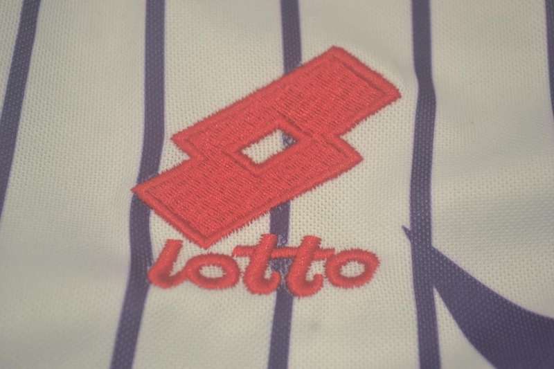 Thailand Quality(AAA) 1991/92 Fiorentina Away Retro Soccer Jersey