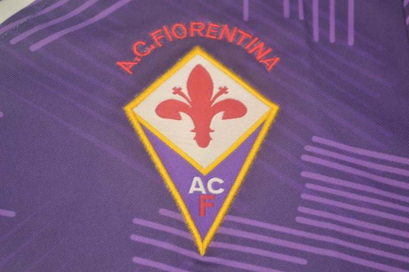 Thailand Quality(AAA) 1991/92 Fiorentina Home Retro Soccer Jersey