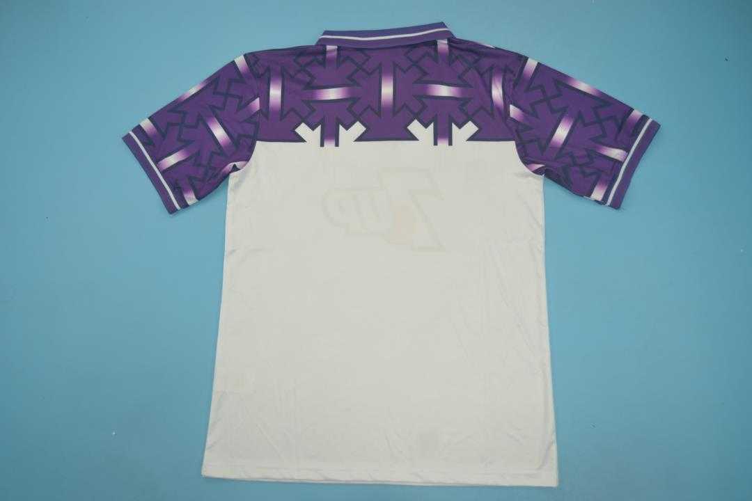 Thailand Quality(AAA) 1992/93 Fiorentina Away Retro Soccer Jersey