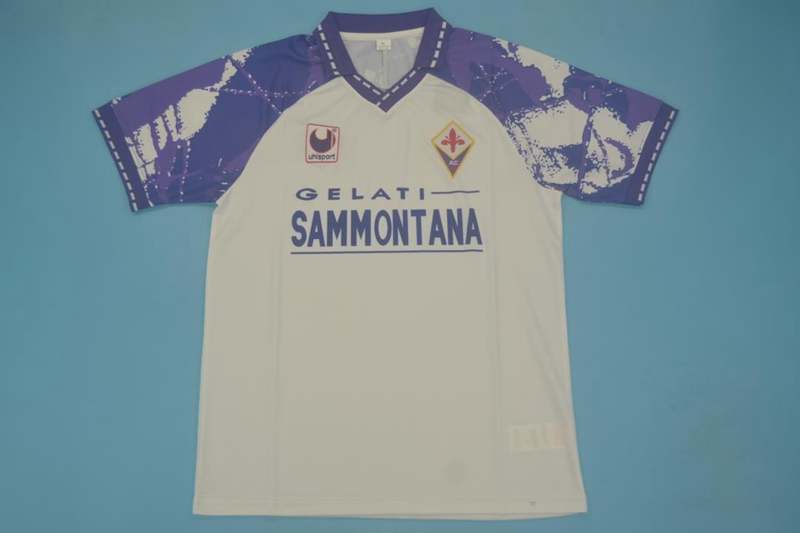 Thailand Quality(AAA) 1994/95 Fiorentina Away Retro Soccer Jersey