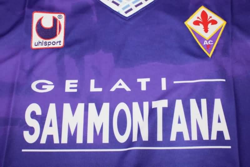 Thailand Quality(AAA) 1994/95 Fiorentina Home Retro Soccer Jersey