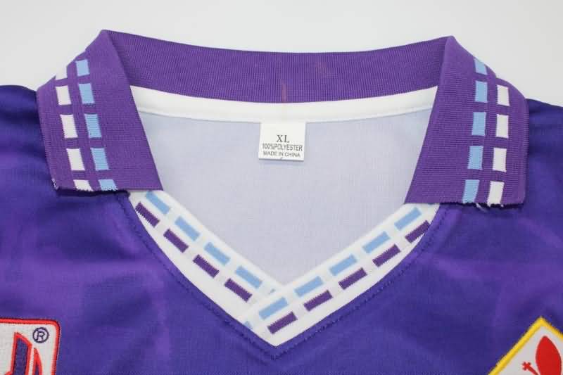 Thailand Quality(AAA) 1994/95 Fiorentina Home Retro Soccer Jersey