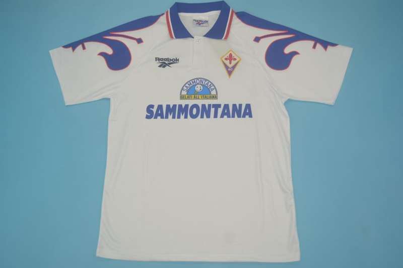 Thailand Quality(AAA) 1995/96 Fiorentina Away Retro Soccer Jersey