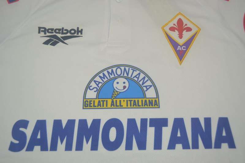 Thailand Quality(AAA) 1995/96 Fiorentina Away Retro Soccer Jersey