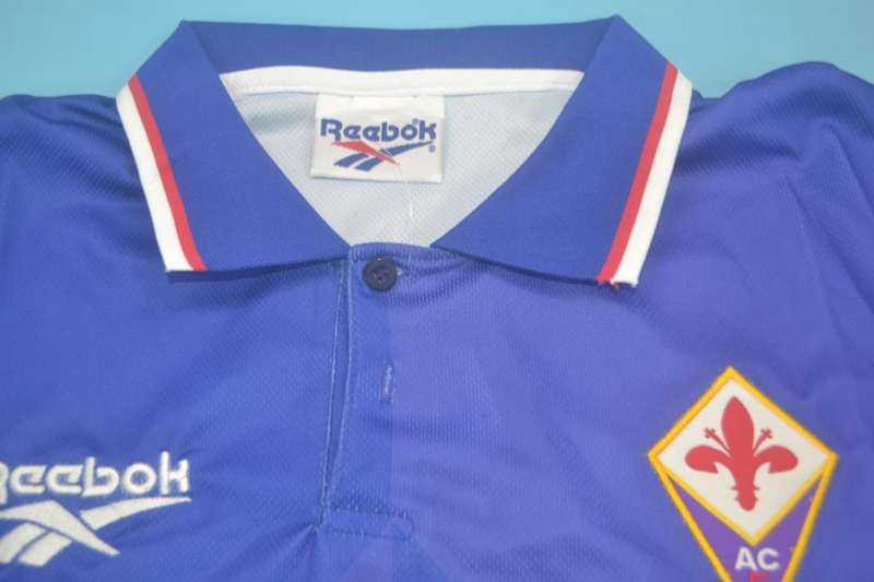 Thailand Quality(AAA) 1995/96 Fiorentina Home Retro Soccer Jersey