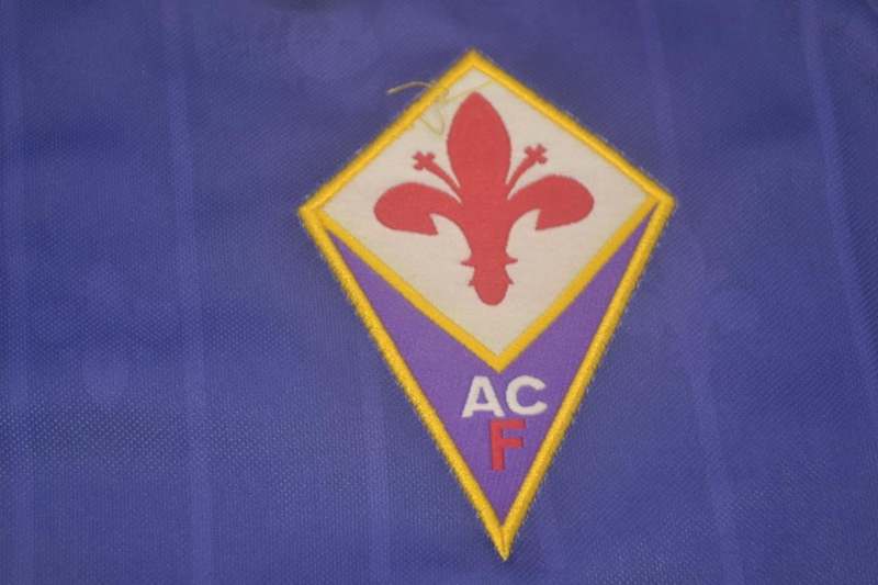 Thailand Quality(AAA) 1997/98 Fiorentina Home Retro Soccer Jersey