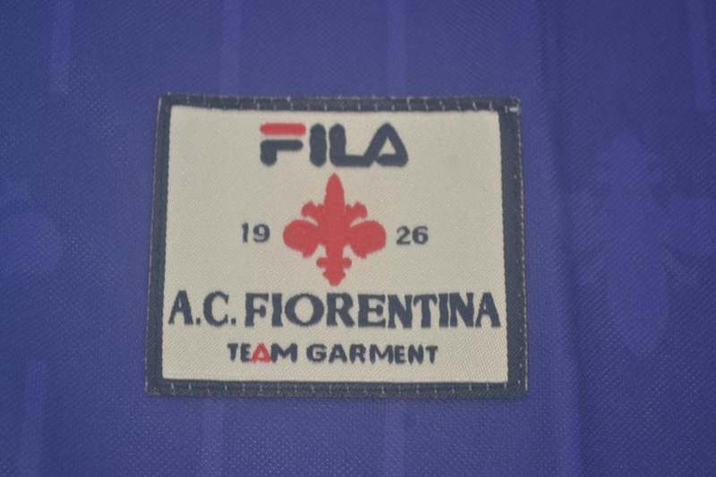 Thailand Quality(AAA) 1997/98 Fiorentina Home Retro Soccer Jersey