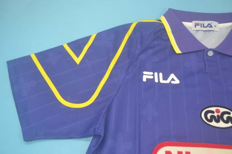 Thailand Quality(AAA) 1997/98 Fiorentina Home Retro Soccer Jersey