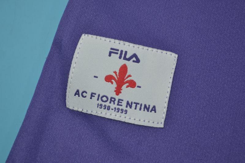 Thailand Quality(AAA) 1998/99 Fiorentina Home Retro Soccer Jersey