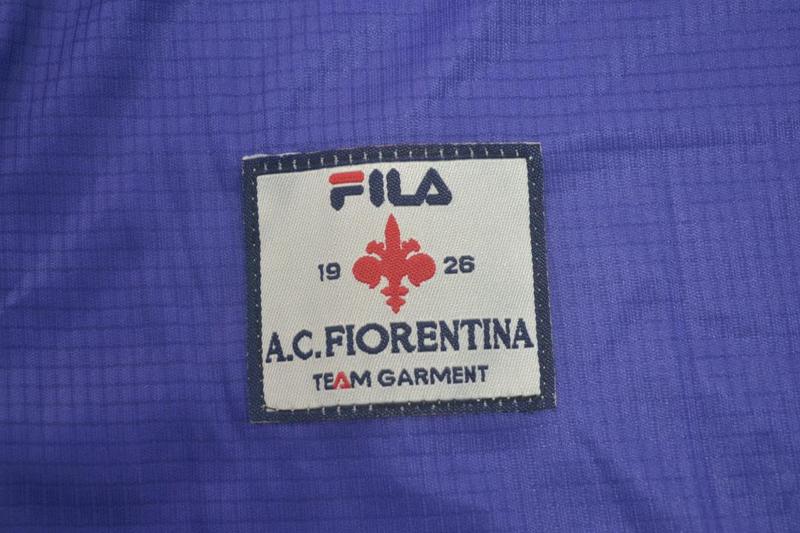 Thailand Quality(AAA) 1998/99 Fiorentina Home Retro Soccer Jersey(L/S)