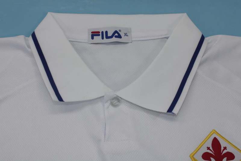 Thailand Quality(AAA) 1999/00 Fiorentina Away Retro Soccer Jersey