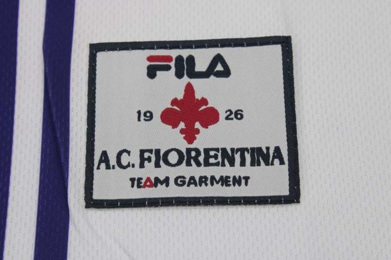 Thailand Quality(AAA) 1999/00 Fiorentina Away Retro Soccer Jersey