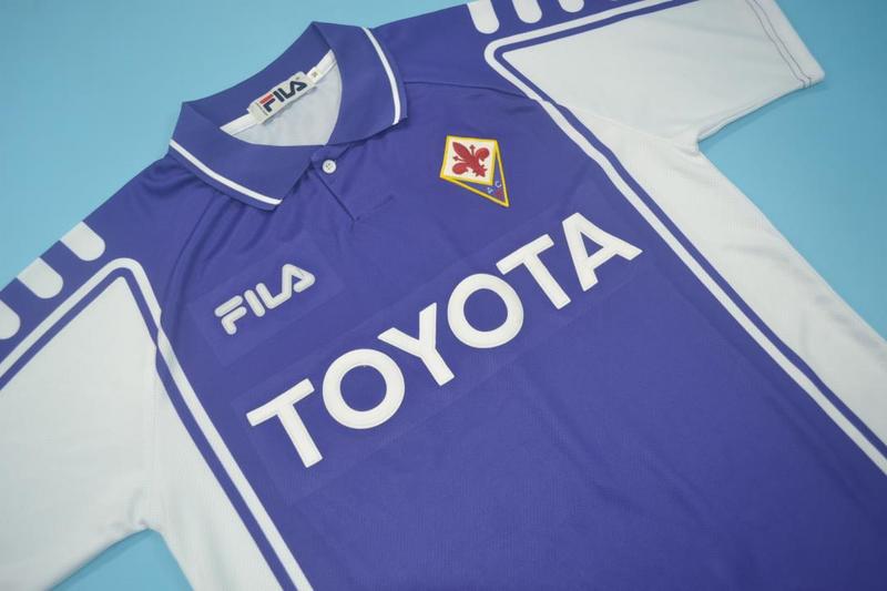 Thailand Quality(AAA) 1999/00 Fiorentina Home Retro Soccer Jersey