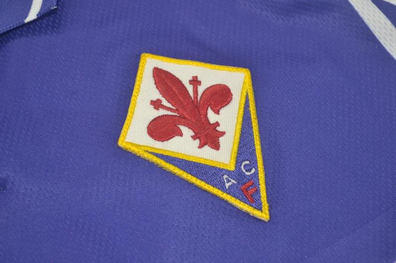 Thailand Quality(AAA) 1999/00 Fiorentina Home Retro Soccer Jersey