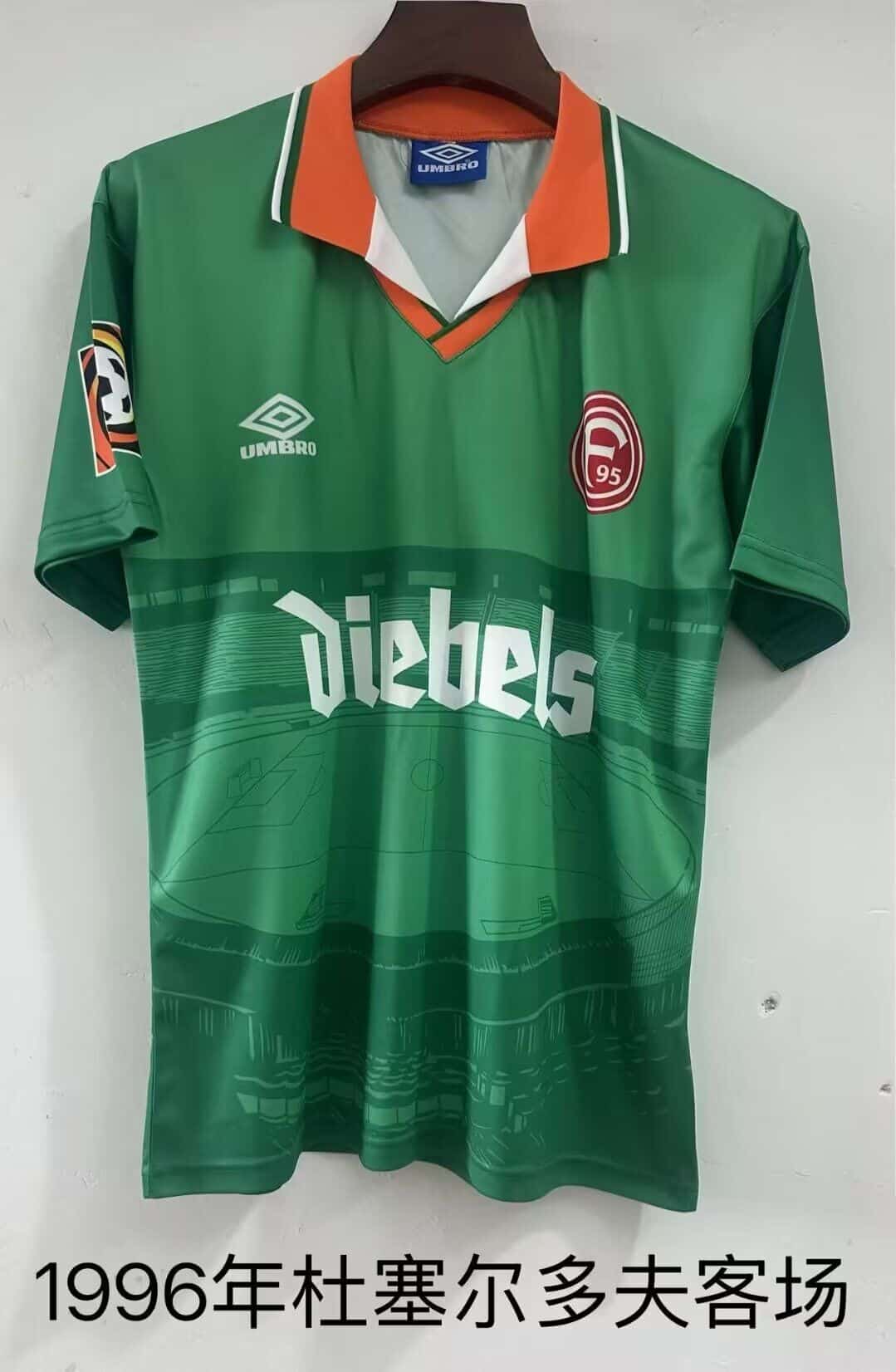 Thailand Quality(AAA) 1995/97 Fortuna Dusseldorf Away Retro Soccer Jersey Thailand Quality(AAA) 1995/97 Fortuna Dusseldorf Away Retro Soccer Jersey