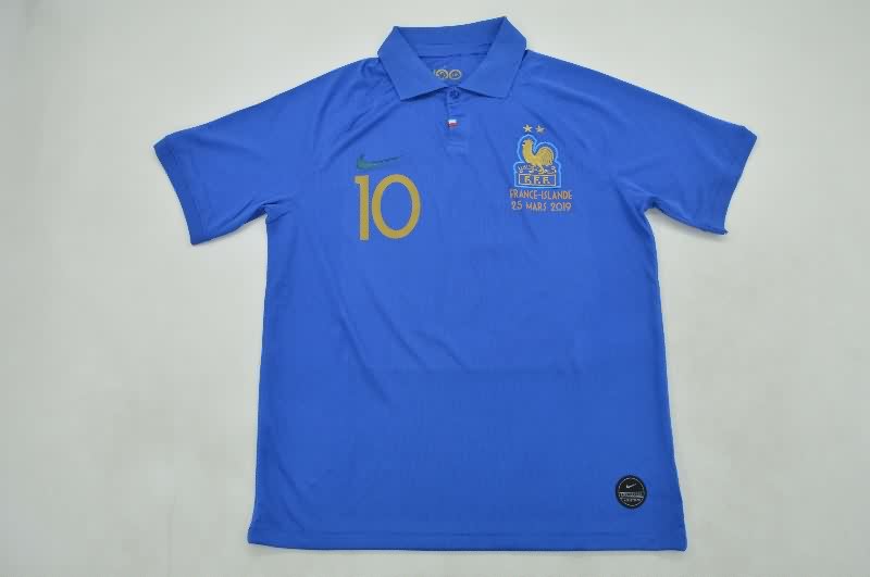 Thailand Quality(AAA) 100th France Anniversary Retro Soccer Jersey