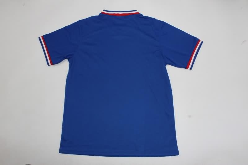 Thailand Quality(AAA) 1971 France Home Retro Soccer Jersey