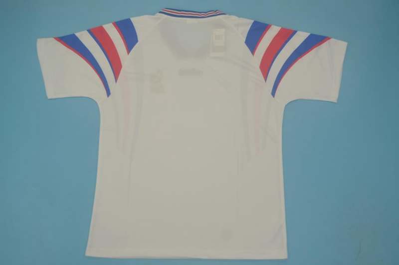 Thailand Quality(AAA) 1996 France Away Retro Soccer Jersey