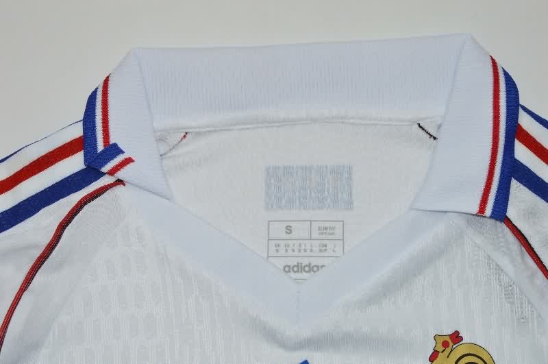 Thailand Quality(AAA) 1998 France Away Retro Soccer Jersey (Player)