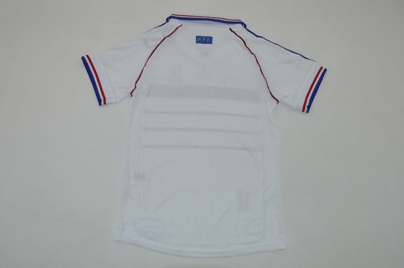 Thailand Quality(AAA) 1998 France Away Retro Soccer Jersey (Player)