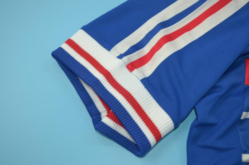 Thailand Quality(AAA) 1998 France Home Retro Soccer Jersey