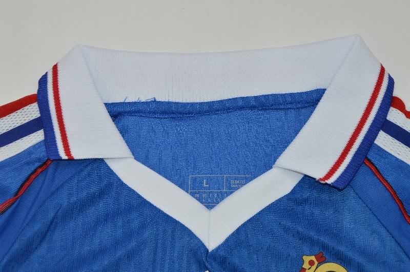 Thailand Quality(AAA) 1998 France Home Retro Soccer Jersey (Player)