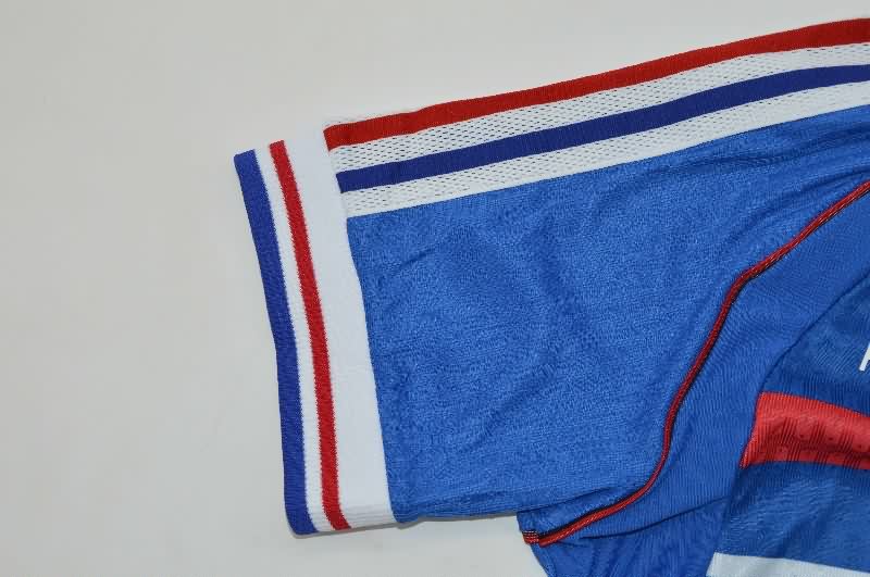 Thailand Quality(AAA) 1998 France Home Retro Soccer Jersey (Player)