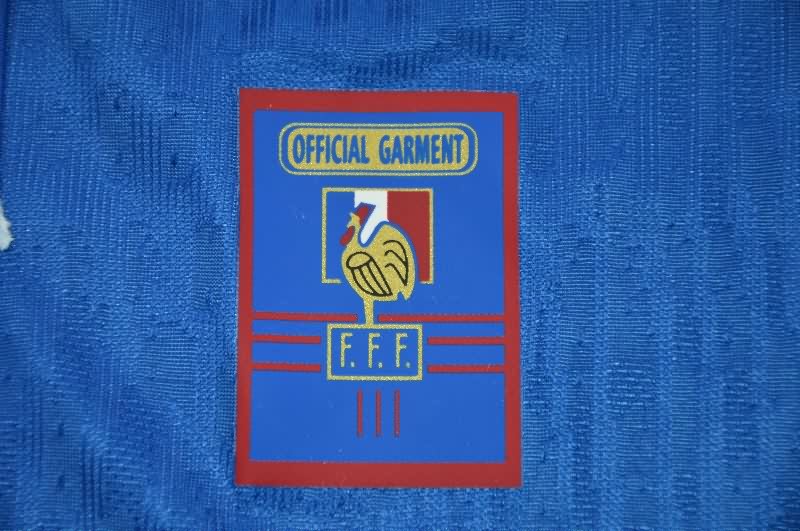 Thailand Quality(AAA) 1998 France Home Retro Soccer Jersey (Player)