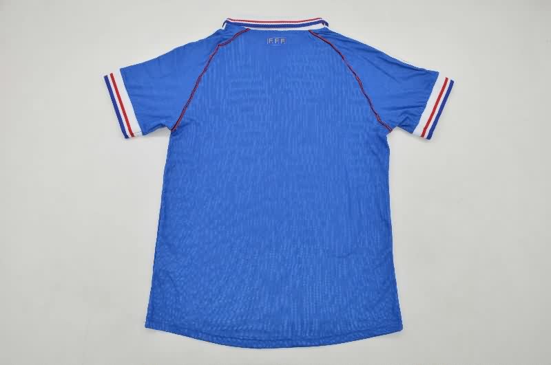 Thailand Quality(AAA) 1998 France Home Retro Soccer Jersey (Player)