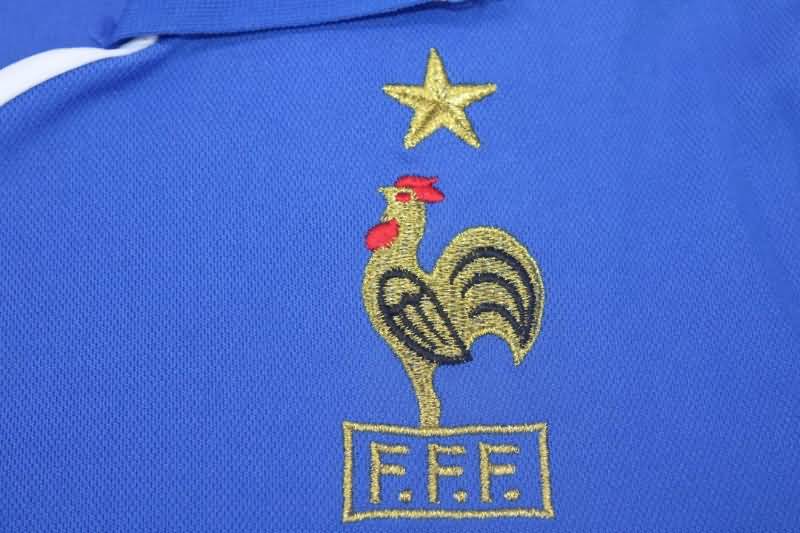 Thailand Quality(AAA) 2000 France Home Retro Soccer Jersey